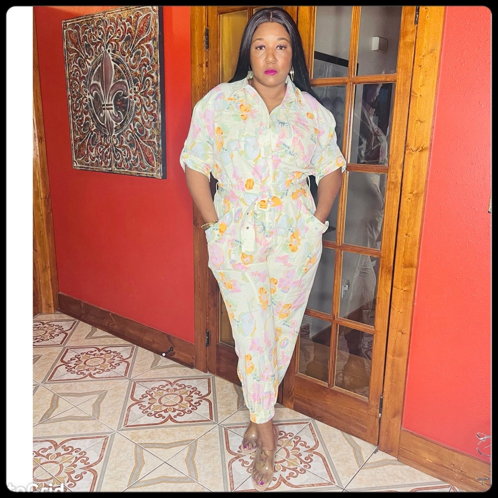 Women plus size jumpsuit